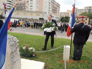 2022 10 23 TOULON CEREMONIE DU 38 EME ANNIVERSAIRE DE L ATTENTAT DU DRAKKAR A BEYROUTH (96)